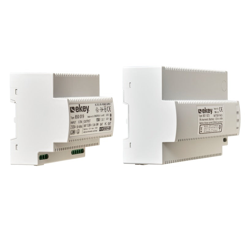 EKEY 101559 Záložní napájecí zdroj ekey USV REG 230 VAC/12 VDC/5 A + akku 4 Ah, pro montáž na DIN-lištu EKEY 101559 Záložní napájecí zdroj ekey USV REG 230 VAC/12 VDC/5 A + akku 4 Ah, pro montáž na DIN-lištu